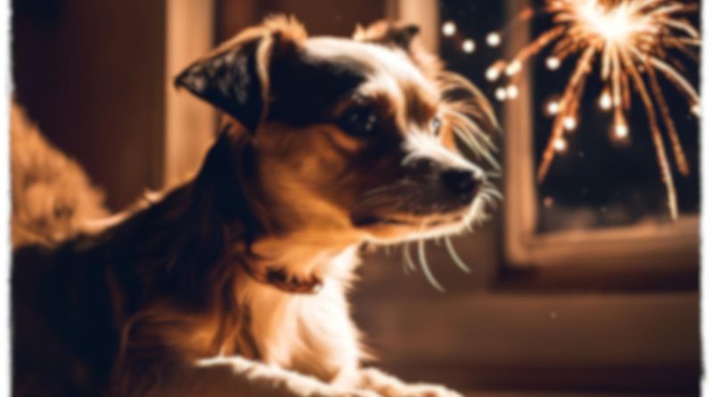 perro asustado